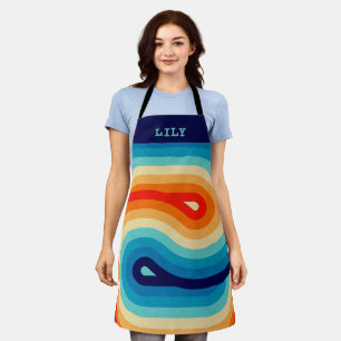 70s Double Wave Apron