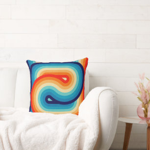 70s Double Wave Cushion