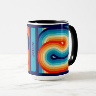 70s Double Wave Mug