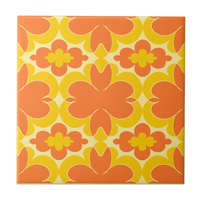 70's Flashback Ceramic Tile (Front)