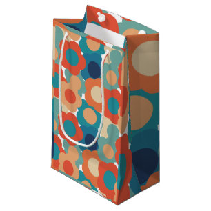 70s Flowers  Small Gift Bag