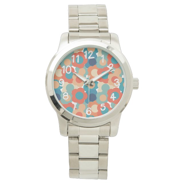 70s Flowers  Watch (Front)