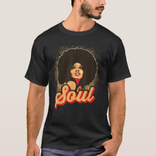 70s Funk Afro Women Soul Retro Vintage Style Graph T-Shirt