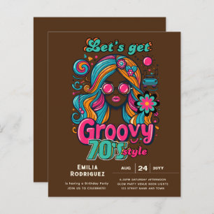 70s Groovy Boogie Retro Disco Birthday Party