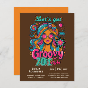 70s Groovy Boogie Retro Disco Birthday Party