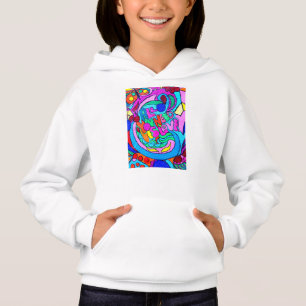 70's hippie love hoodie