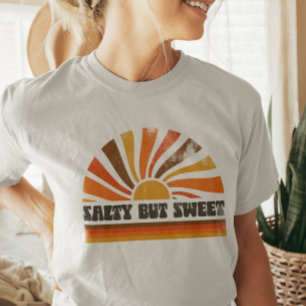 70s Inpired Retro Summer Sunset Sunrise Sun Rays T-Shirt