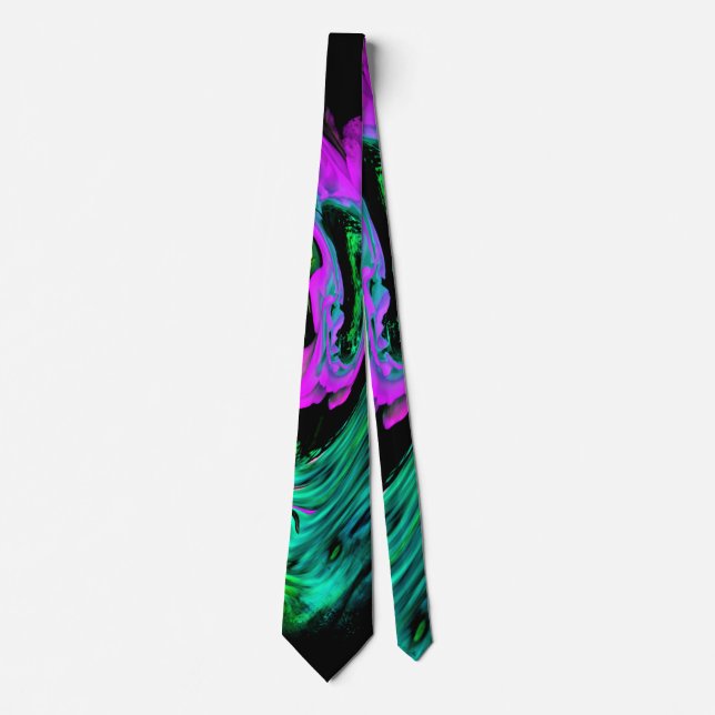 “’70s Lava Lamp #2” Print Tie (Front)