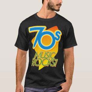70s Music Rocks for Classic Rock and Disco Fans T-Shirt
