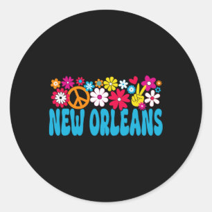 70s New Orleans Classic Round Sticker