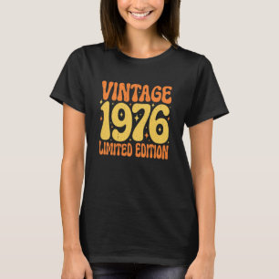 70s Old Vintage 1976 Limited Edition 50th Birthday T-Shirt