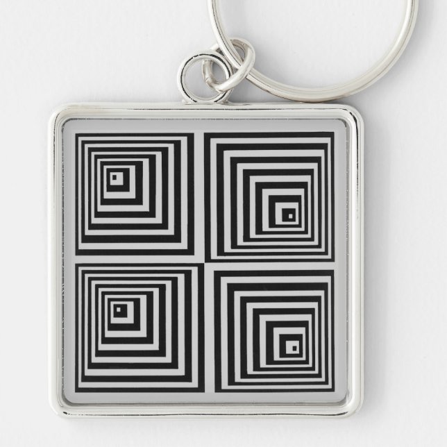 70s Op Art Key Ring (Front)