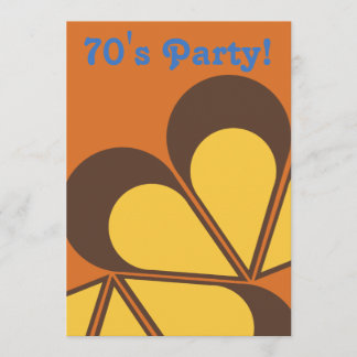 70's Party Invitation