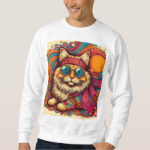 70's psychedelic cat