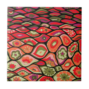70s Decorative Ceramic Tiles | Zazzle.com.au