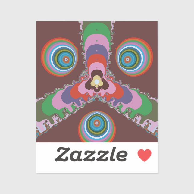 70s Psychedelic Pattern Retro Art (Sheet)