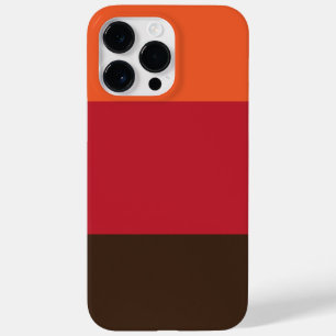 70s Retro 3 Striped Vintage Colour Pattern Case-Mate iPhone 14 Pro Max Case