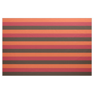 70s Retro 3 Striped Vintage Colour Pattern Fabric