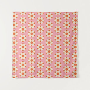 70s Retro flower power pattern backgroundretro, 70 Tapestry