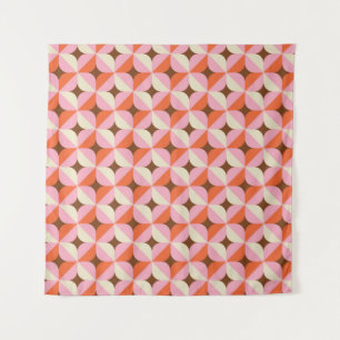 70s Retro Geometric Vintage Pattern Tapestry
