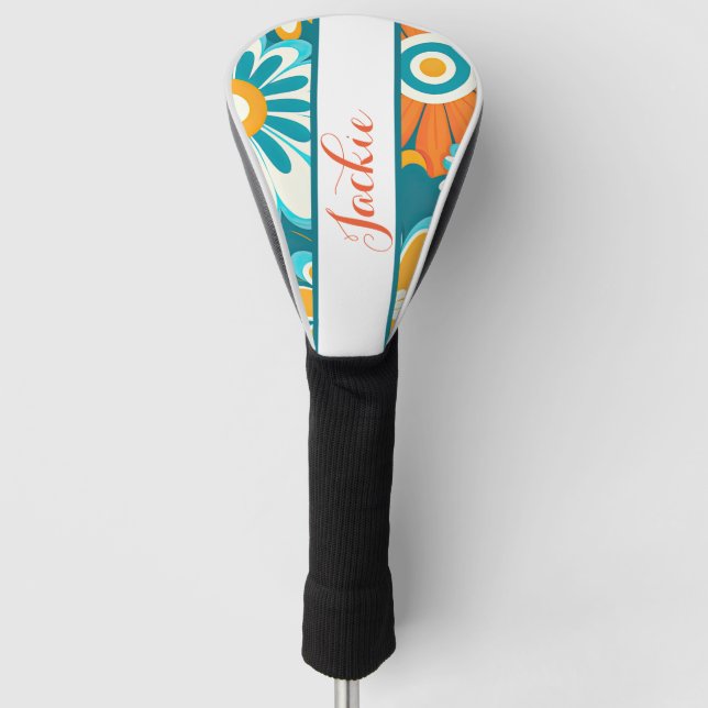 70s Retro  Golf Head Cover (Front)