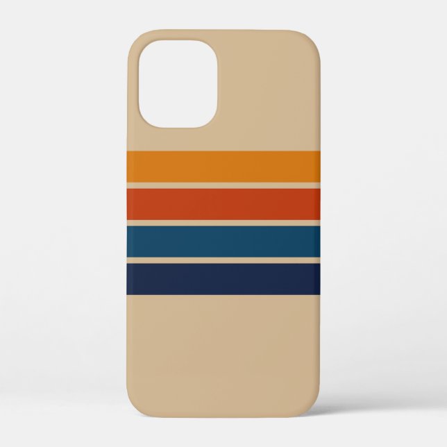 70s Retro iPhone 12 Mini Case (Back)