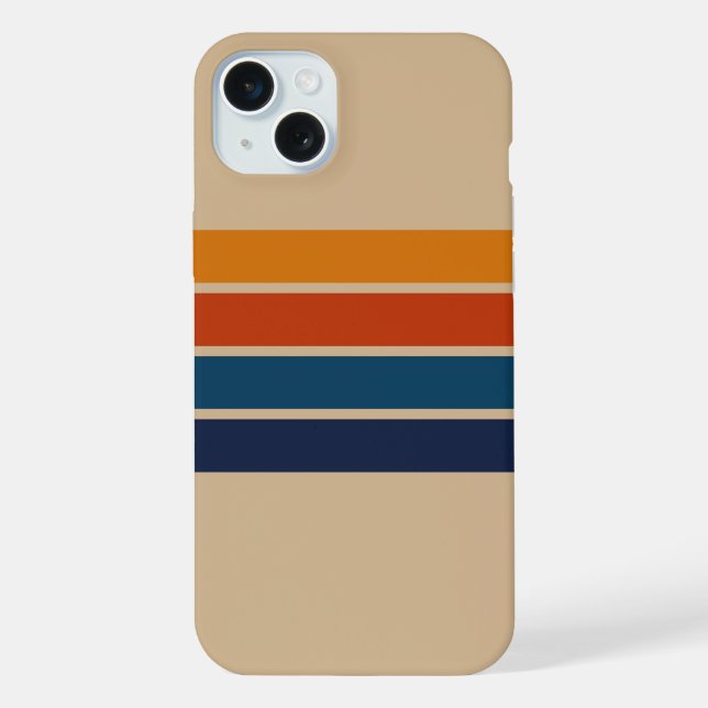 70s Retro iPhone 15 Plus Case (Back)