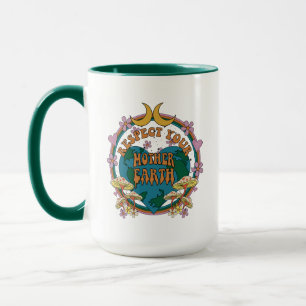 70's Retro Mother Earth Graphic Mug