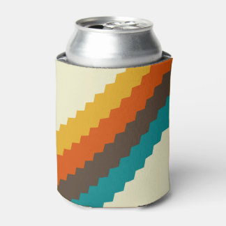 70s Retro pattern Can Cooler