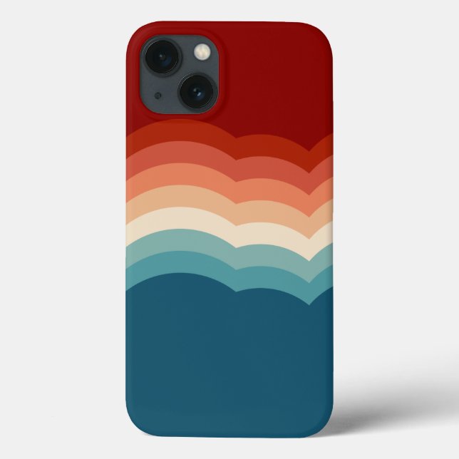 70s Retro Pattern Case-Mate iPhone Case (Back)