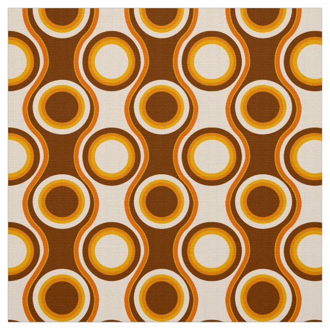 70s Retro Pattern Fabric (Swatch)