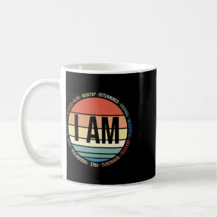 70s Retro Positive Affirmations Self Care Gift Men Coffee Mug
