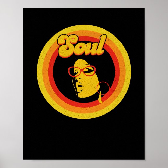 70s Retro Soul Music Gerne Soul Music Poster (Front)