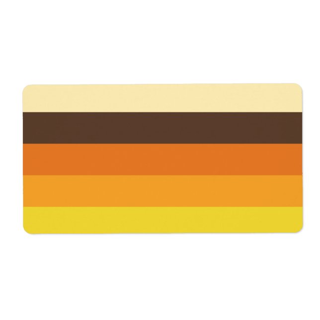 70s Retro Striped Colour Pattern (Front)