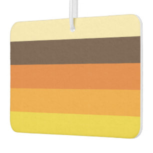 70s Retro Striped Colour Pattern Car Air Freshener