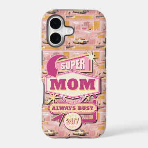 70's Retro Vegas Style Super Mum Always Busy 24/7