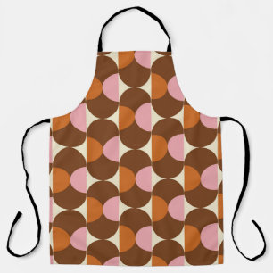 70s retro vintage pattern backgroundvintage, geome apron