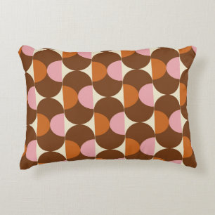 70s retro vintage pattern backgroundvintage, geome decorative cushion