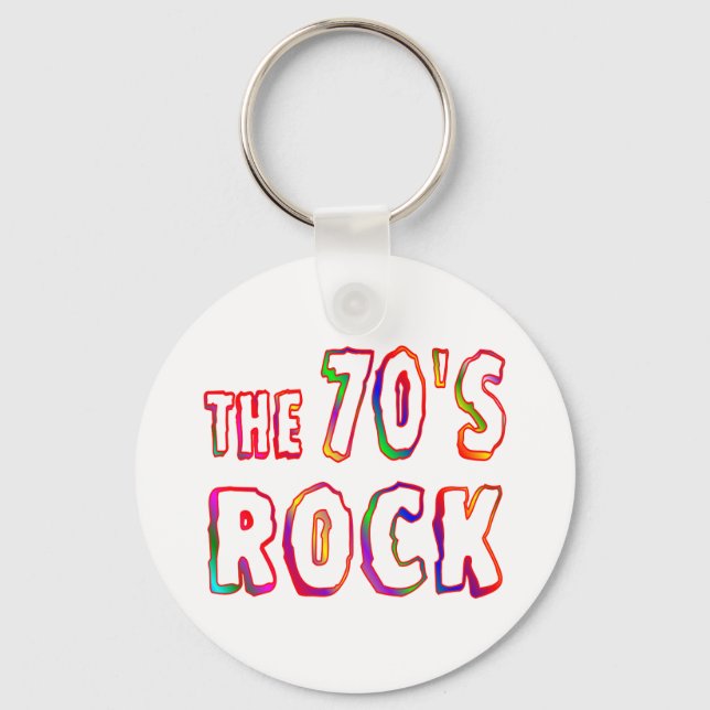 70s Rock Key Ring (Front)