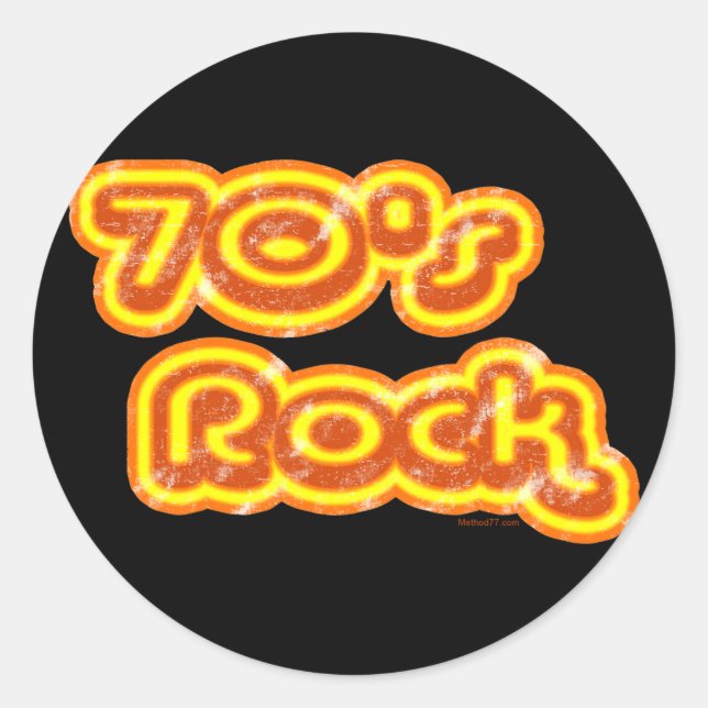 70's Rock Sticker (Front)