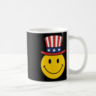 70s Smile Face Uncle Sam Patriotic American Usa 4t Coffee Mug