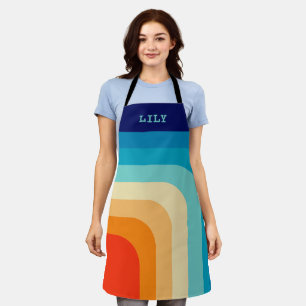 70s Square Rainbow Apron