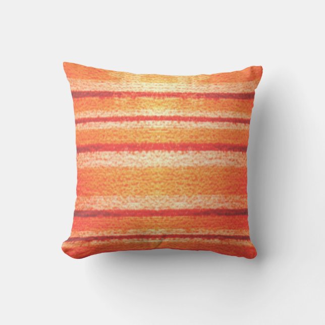 70's Stripe Pattern Cushion (Front)