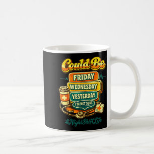 70s style funny nursing night shift life squad70s coffee mug