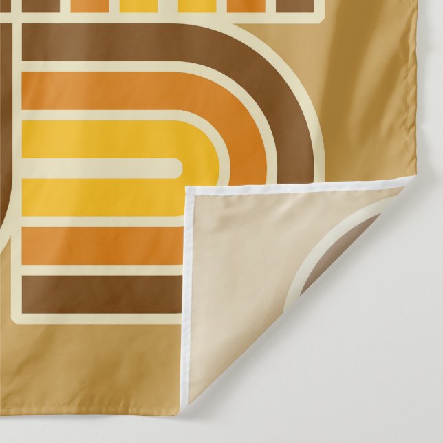 70s Style Geometric Arch Pattern Tapestry (Detail)