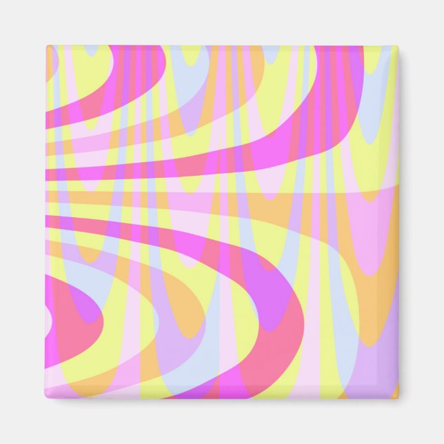 70's Swirls Magnet (Front)
