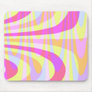 70's Swirls Mouse Pad