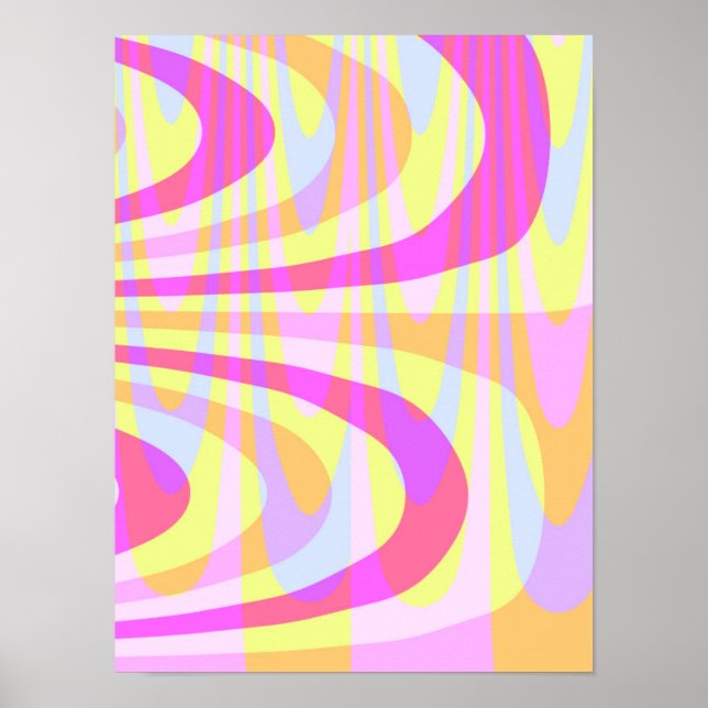 70's Swirls Poster (Front)