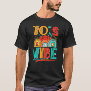 70s Vibe CD 70s Music 1970s Generation Retro Seven T-Shirt