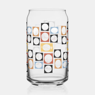 70s vibe flowers can glass